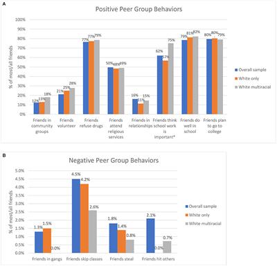 Psychosocial outcomes and peer influences among multiracial adolescents in the United States